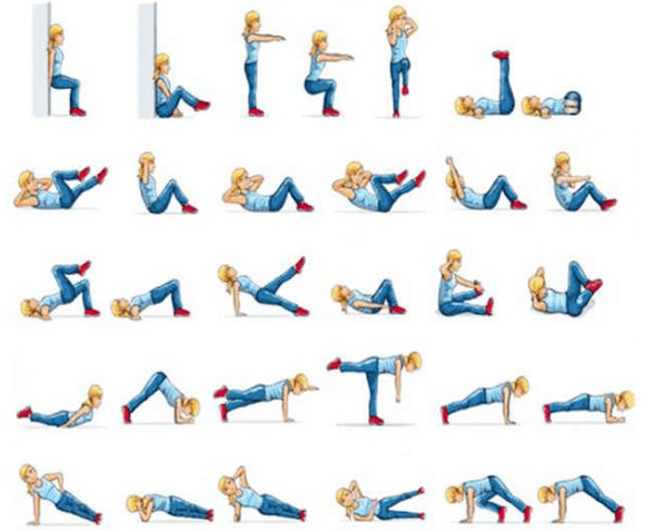 Exercises lose weight at home